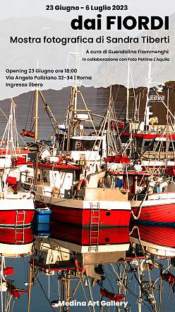 “dai fiordi  mostra fotografica di sandra tiberti